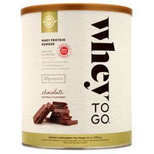 SOLGAR Whey To Go Whey Protein Powder Chocolate 455 g